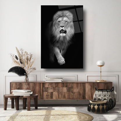 Aslan Dikey Cam Tablo