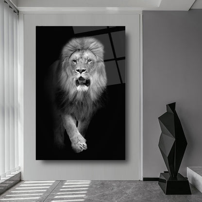 Aslan Dikey Cam Tablo