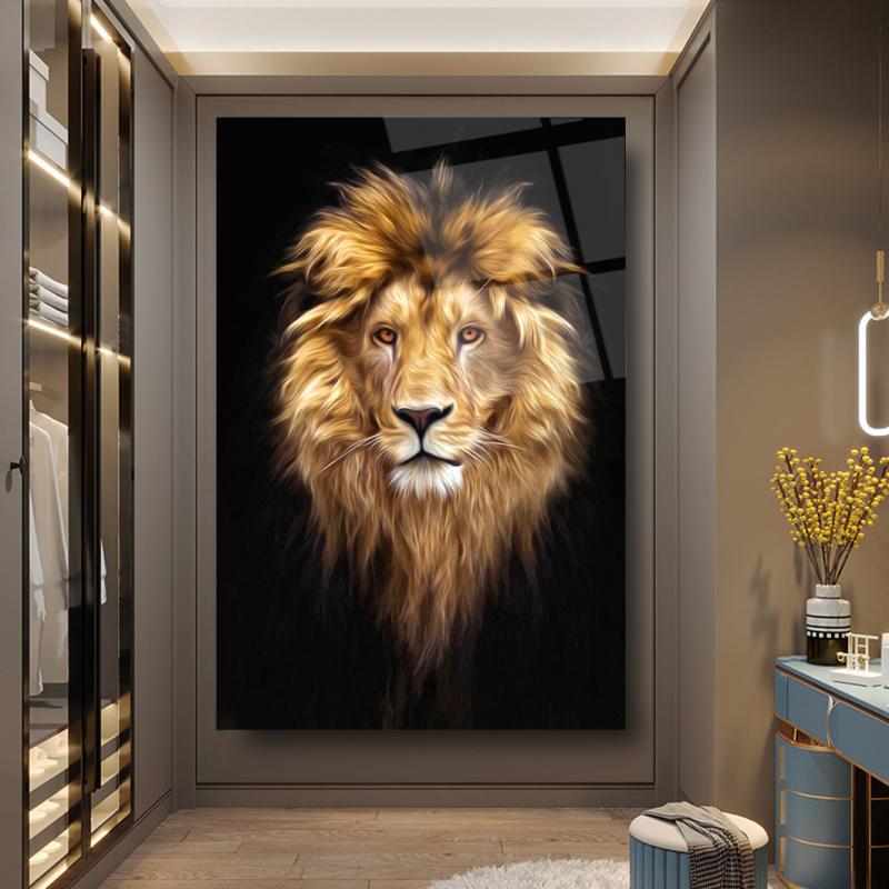 Aslan Dikey Cam Tablo