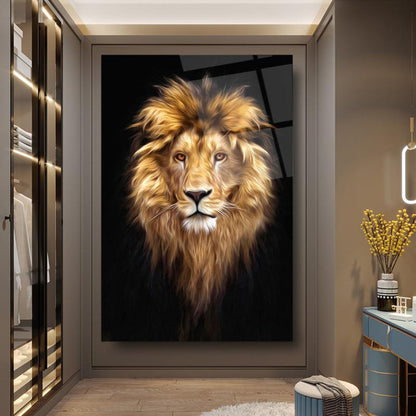 Aslan Dikey Cam Tablo
