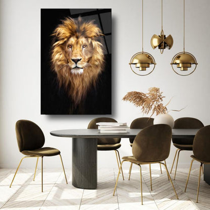 Aslan Dikey Cam Tablo