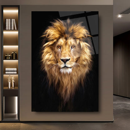 Aslan Dikey Cam Tablo