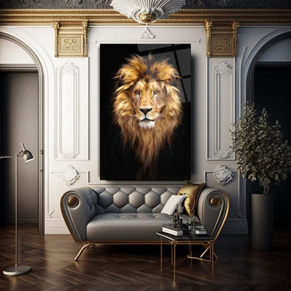 Aslan Dikey Cam Tablo