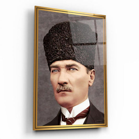 Atatürk Dikey Cam Tablo
