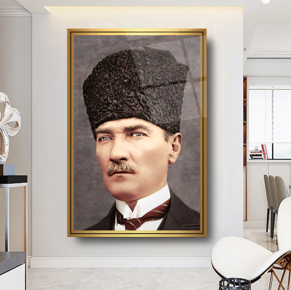 Atatürk Dikey Cam Tablo