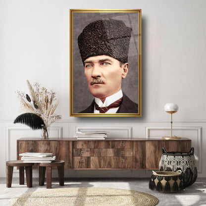 Atatürk Dikey Cam Tablo