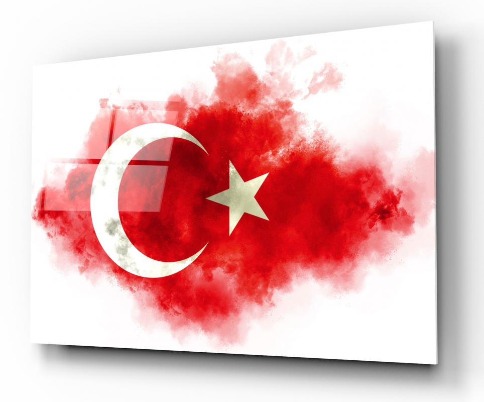 Bayrak Yatay Cam Tablo