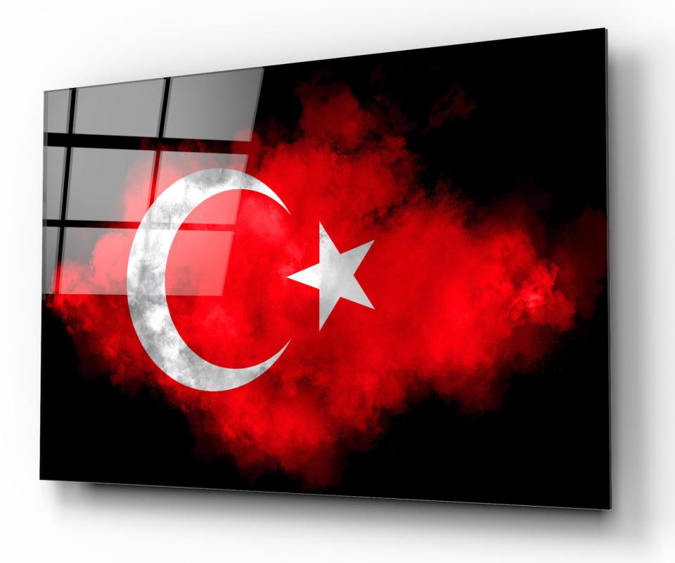 Bayrak Yatay Cam Tablo