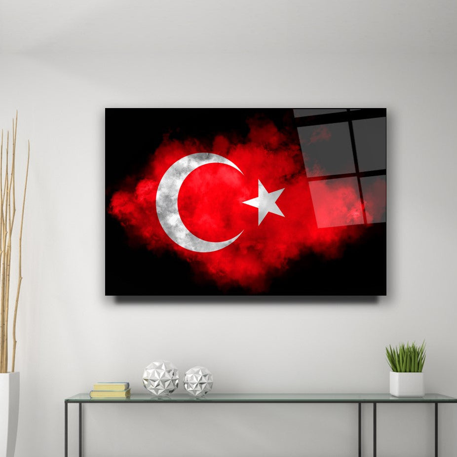 Bayrak Yatay Cam Tablo