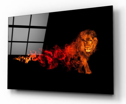 Aslan Yatay Cam Tablo
