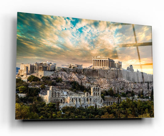 Manzara Yatay Cam Tablo