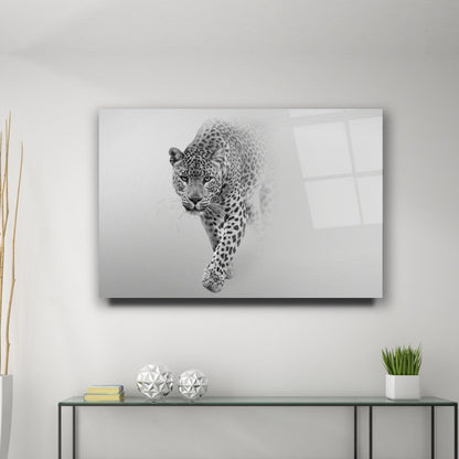 Leopar Yatay Cam Tablo