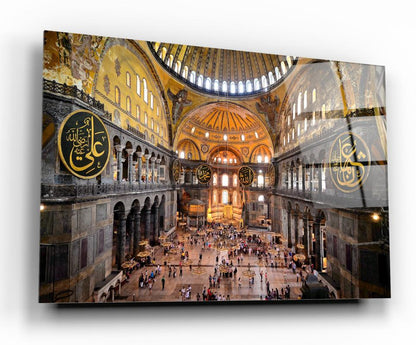 Ayasofya Yatay Cam Tablo