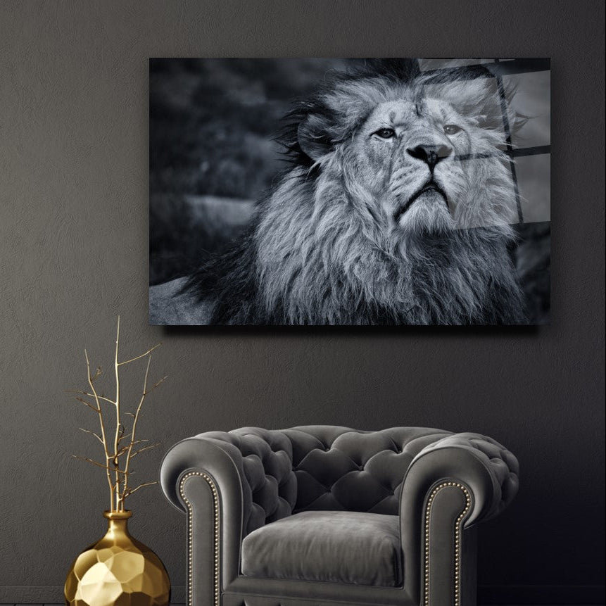 Aslan Yatay Cam Tablo