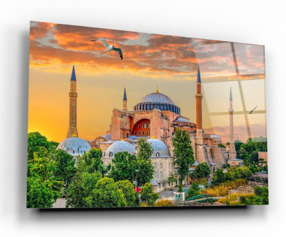 Ayasofya Yatay Cam Tablo