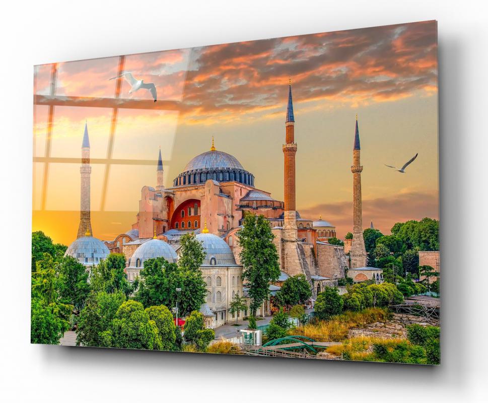 Ayasofya Yatay Cam Tablo