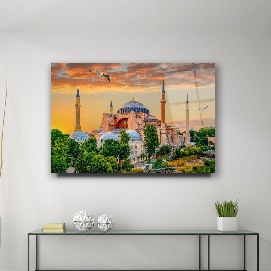 Ayasofya Yatay Cam Tablo