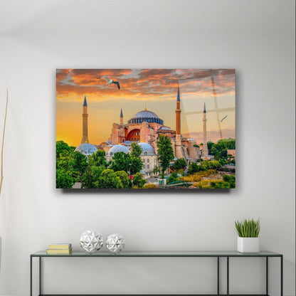 Ayasofya Yatay Cam Tablo