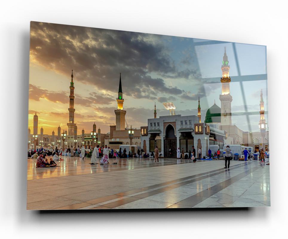Medine Yatay Cam Tablo