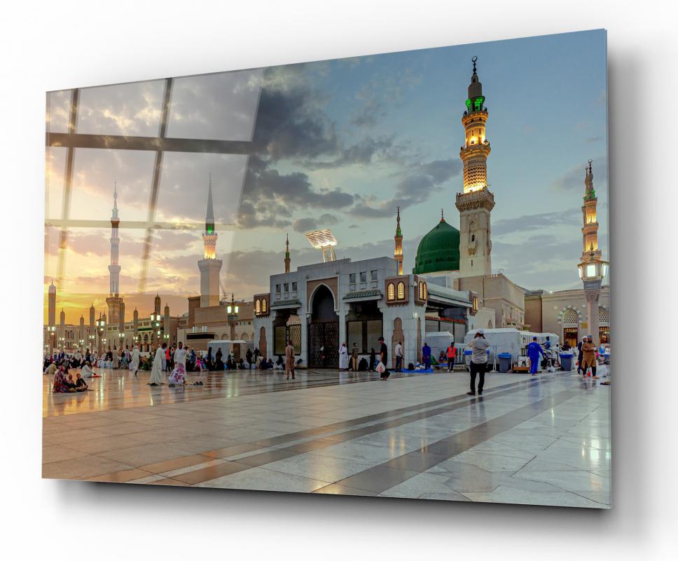 Medine Yatay Cam Tablo