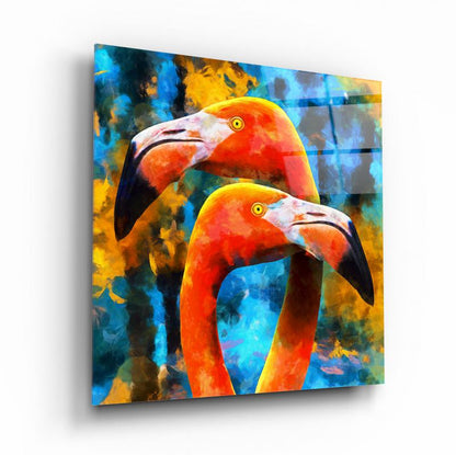 Flamingolar Kare Cam Tablo