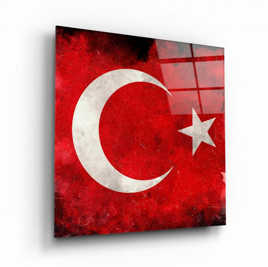Bayrak Kare Cam Tablo