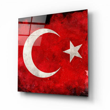 Bayrak Kare Cam Tablo