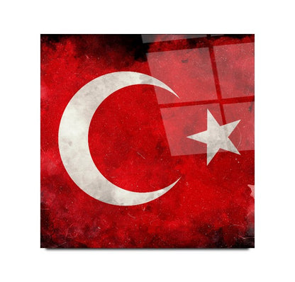 Bayrak Kare Cam Tablo