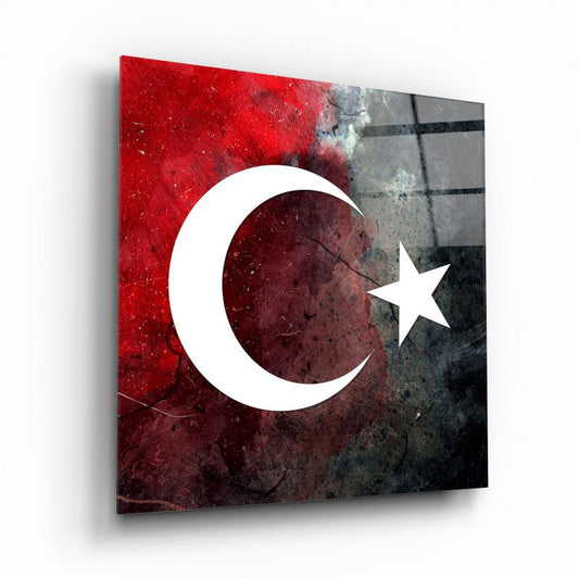 Bayrak Kare Cam Tablo