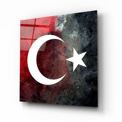 Bayrak Kare Cam Tablo