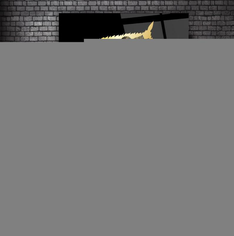 Gold Yaprak Kare Cam Tablo
