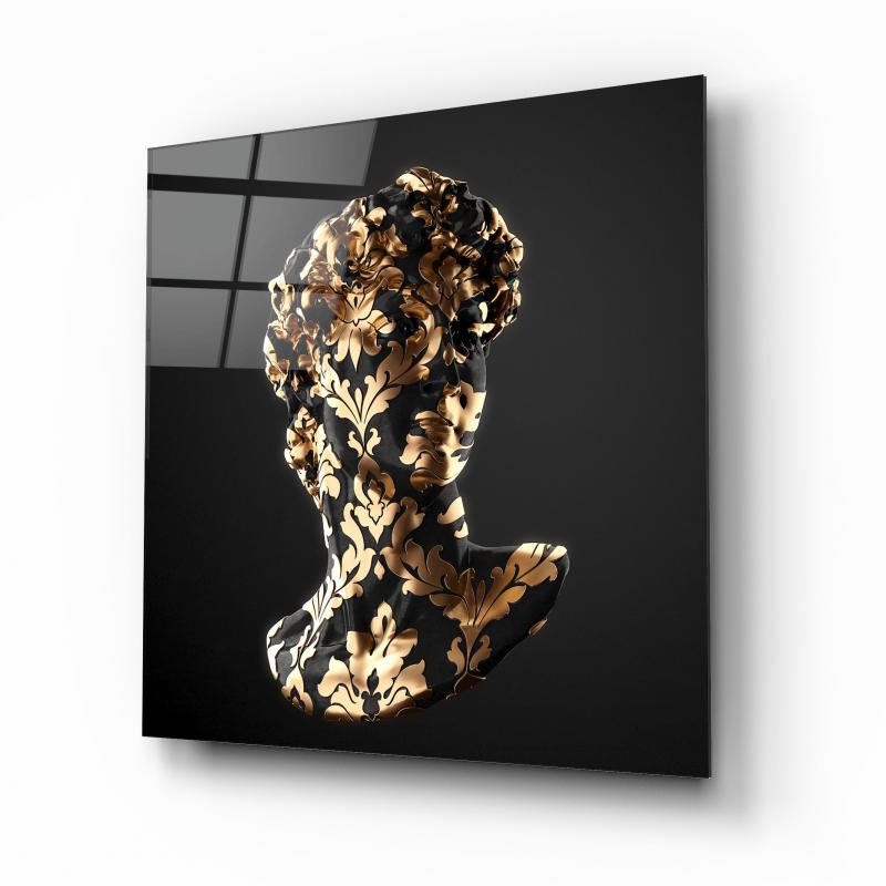 Heykel Kare Cam Tablo