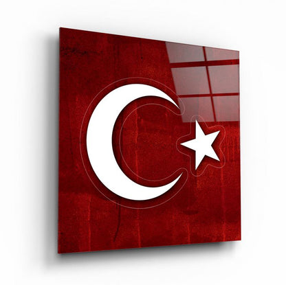 Bayrak Kare Cam Tablo