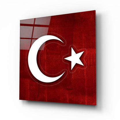 Bayrak Kare Cam Tablo