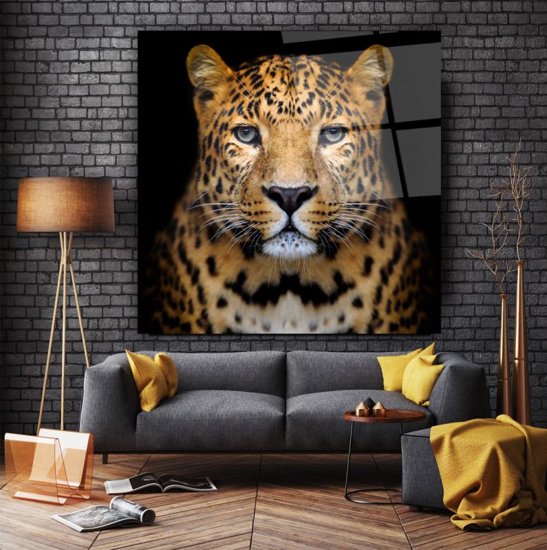 Leopar Kare Cam Tablo