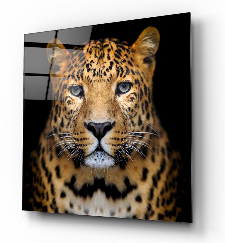 Leopar Kare Cam Tablo