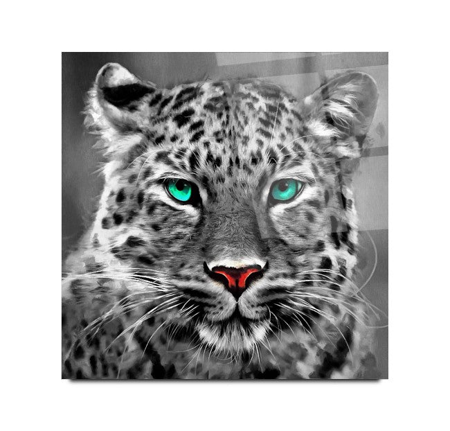 Leopar Kare Cam Tablo