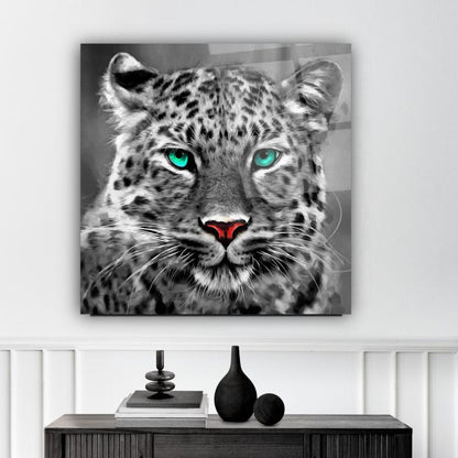 Leopar Kare Cam Tablo