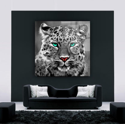 Leopar Kare Cam Tablo