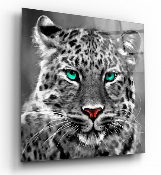 Leopar Kare Cam Tablo