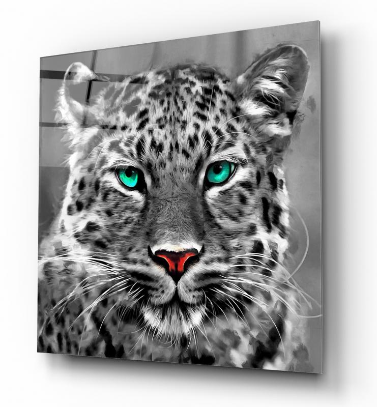 Leopar Kare Cam Tablo