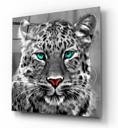 Leopar Kare Cam Tablo