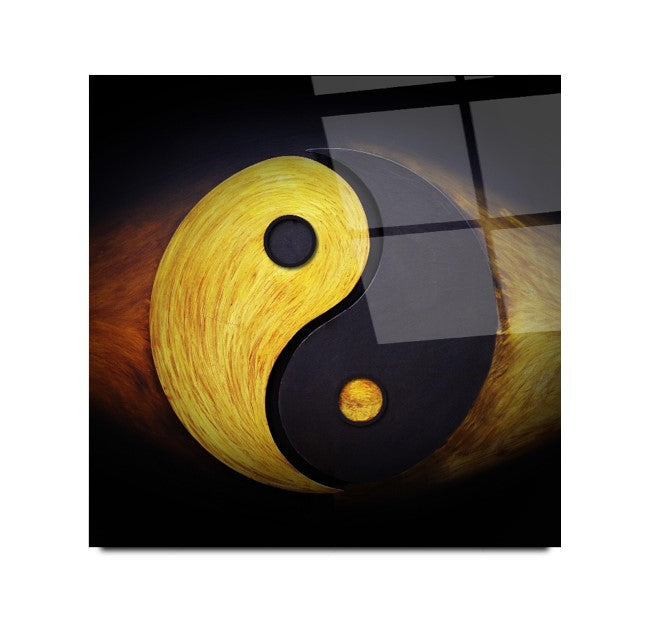 Ying Yang Kare Cam Tablo
