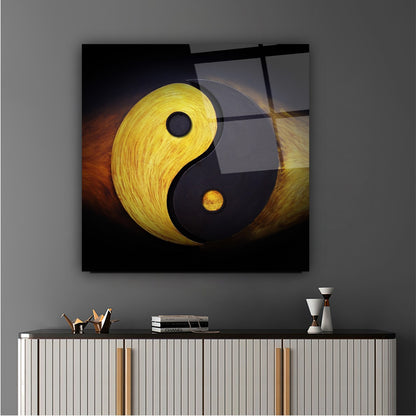Ying Yang Kare Cam Tablo