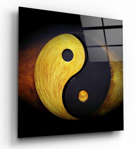 Ying Yang Kare Cam Tablo