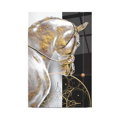 Gold At Dikey Cam Tablo