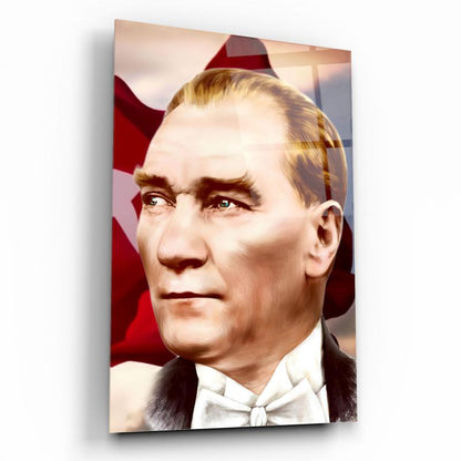 Atatürk Dikey Cam Tablo