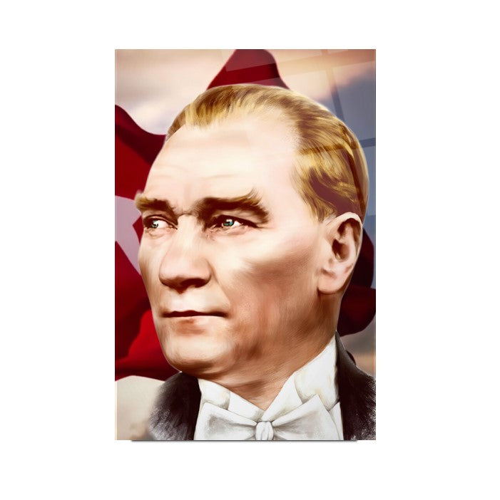 Atatürk Dikey Cam Tablo