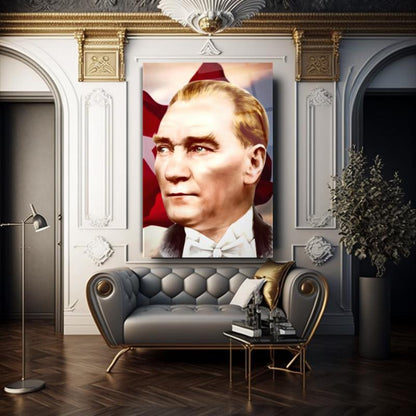 Atatürk Dikey Cam Tablo