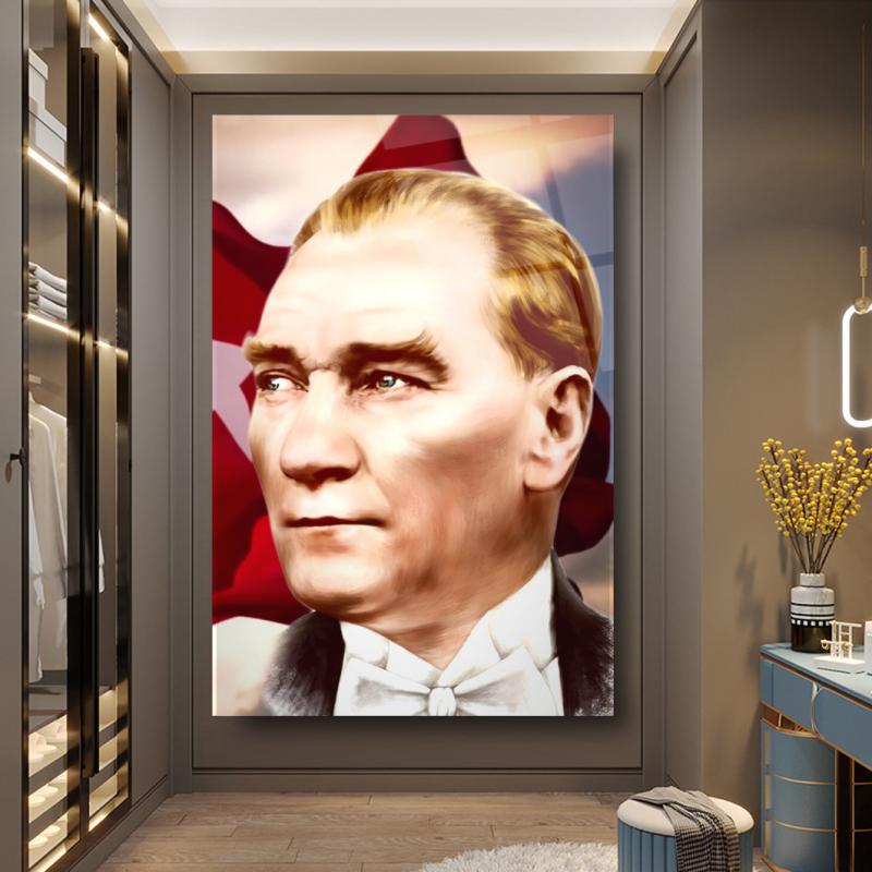 Atatürk Dikey Cam Tablo